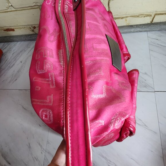 Rare Coach Poppy Storypatch Pink Shoulder Bag Purse - Picture 6 of 16